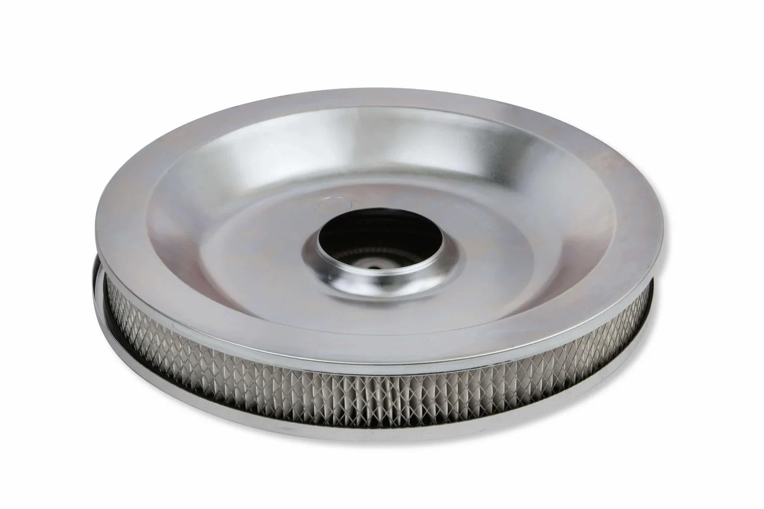 Mr. Gasket Air Cleaner - Low Mount - Chrome - 4338